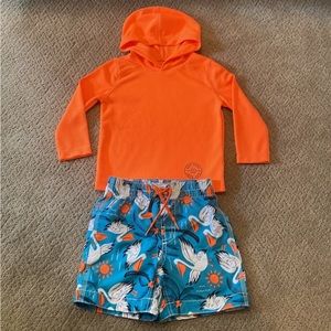 Gap rash guard swim set